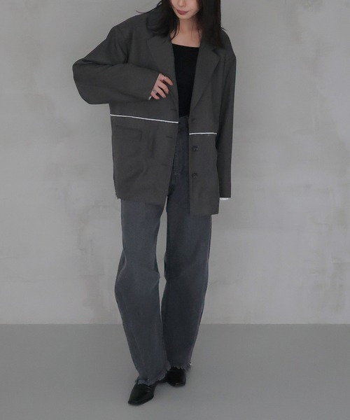 【セール】カットオフテーラージャケット（テーラードジャケット）｜LIAN（リアン）