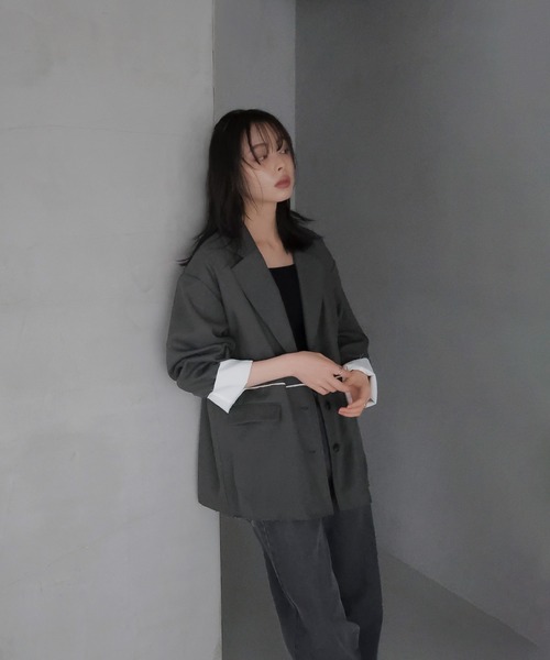 【セール】カットオフテーラージャケット（テーラードジャケット）｜LIAN（リアン）