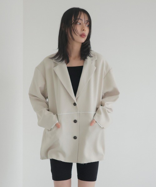 【セール】カットオフテーラージャケット（テーラードジャケット）｜LIAN（リアン）