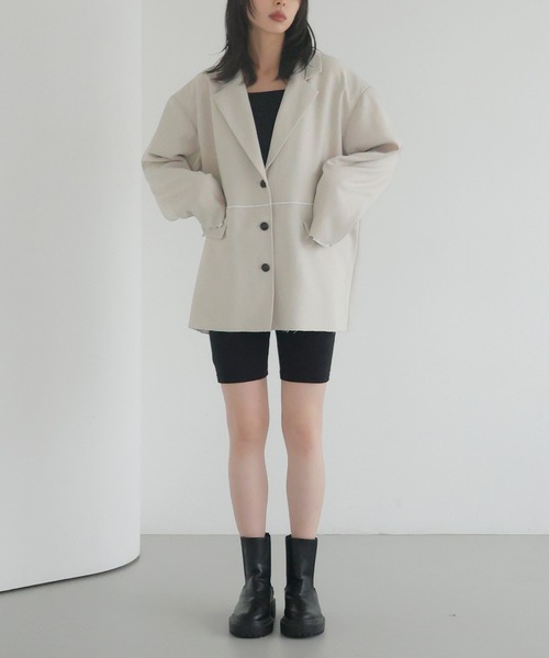 【セール】カットオフテーラージャケット（テーラードジャケット）｜LIAN（リアン）