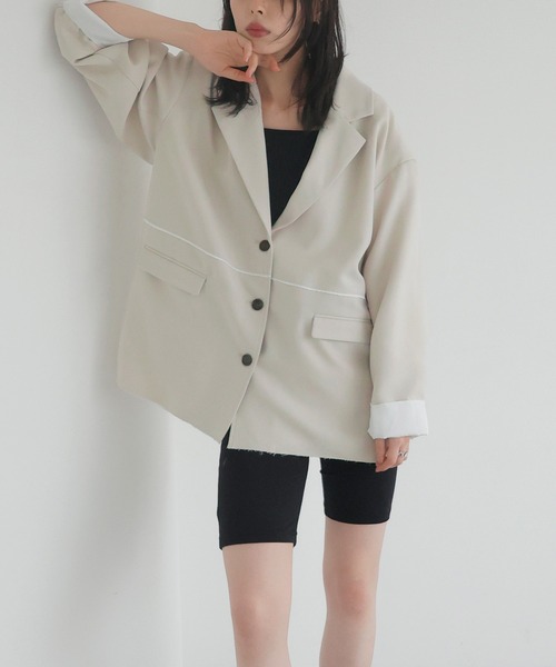 【セール】カットオフテーラージャケット（テーラードジャケット）｜LIAN（リアン）