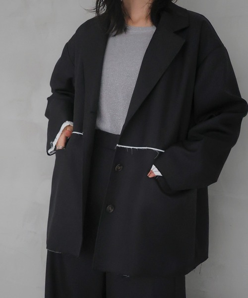 【セール】カットオフテーラージャケット（テーラードジャケット）｜LIAN（リアン）