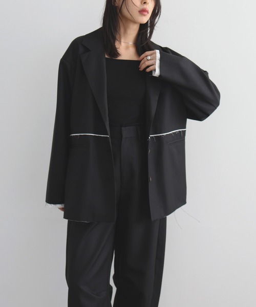 【セール】カットオフテーラージャケット（テーラードジャケット）｜LIAN（リアン）