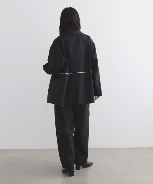 A DICIANNOVEVENTITRE カットオフリネンテーラードジャケット hide-m | A DICIANNOVEVENTITRE A1923 Men J005 Horse Jacket