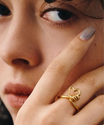 LAPUIS | LAPUIS(ラピュイ) Line Coil Heart ring(リング)