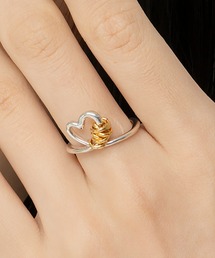 LAPUIS | LAPUIS(ラピュイ) Line Coil Heart ring(リング)