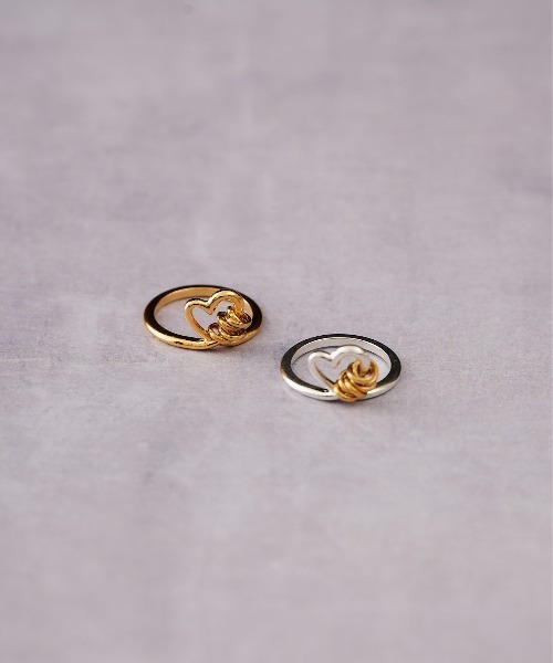 LAPUIS（ラピュイ）の「LAPUIS(ラピュイ) Line Coil Heart ring（リング・レディース・マルチ/ゴールド・11号/13号）」の7枚目の写真