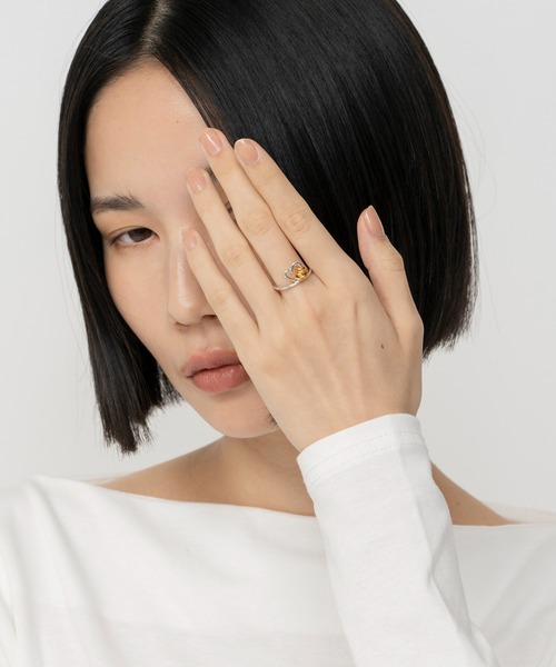 LAPUIS（ラピュイ）の「LAPUIS(ラピュイ) Line Coil Heart ring（リング・レディース・マルチ/ゴールド・11号/13号）」の13枚目の写真