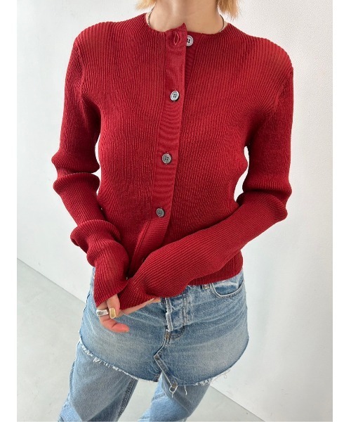 カーディガン SHEER KNIT CARDIGAN レディース Shinzone（シンゾーン）】SHEER KNIT CARDIGAN