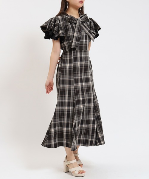 ASTORIA ODIER（アストリアオディール）の「リボンタイチェック柄