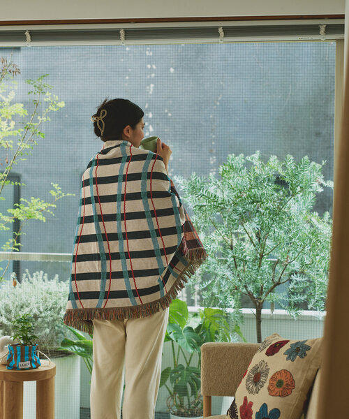 【SAHIR サヒール】Throwket crossing スローケット（ラグ/マット）｜BIRTHDAY BAR（バースデイバー）