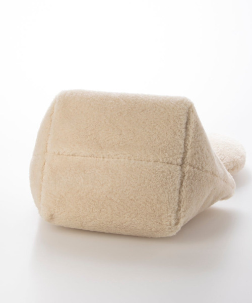 cache cache（カシュ カシュ）の「カシュカシュ cachecache / ブレイドハンドルボアミニトート（トートバッグ・レディース・グレー/アイボリー/ブラック・FREE）」の22枚目の写真