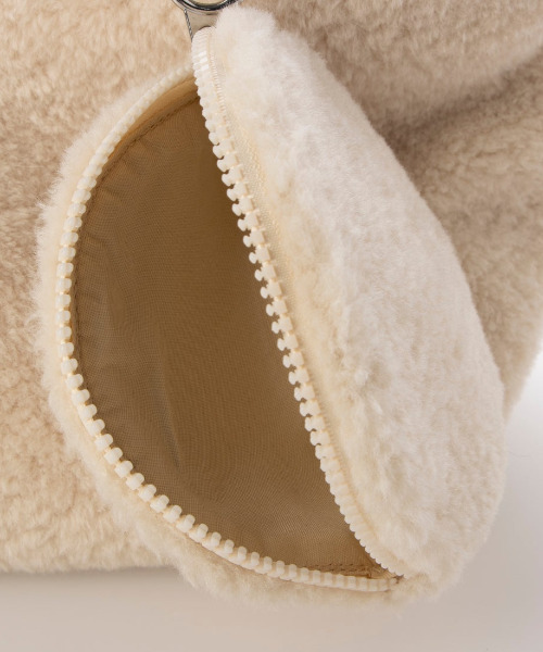 cache cache（カシュ カシュ）の「カシュカシュ cachecache / ブレイドハンドルボアミニトート（トートバッグ・レディース・グレー/アイボリー/ブラック・FREE）」の20枚目の写真