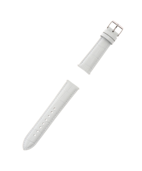 HIROB(ヒロブ)の「LOBOR WHITE STRAP 20mm(SILVER)(アナログ腕時計・レディース・シルバー・FREE)」の1枚目の写真