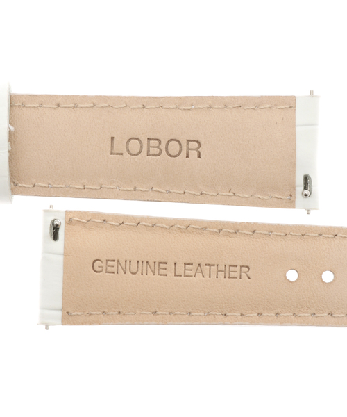 HIROB(ヒロブ)の「LOBOR WHITE STRAP 20mm(SILVER)(アナログ腕時計・レディース・シルバー・FREE)」の5枚目の写真