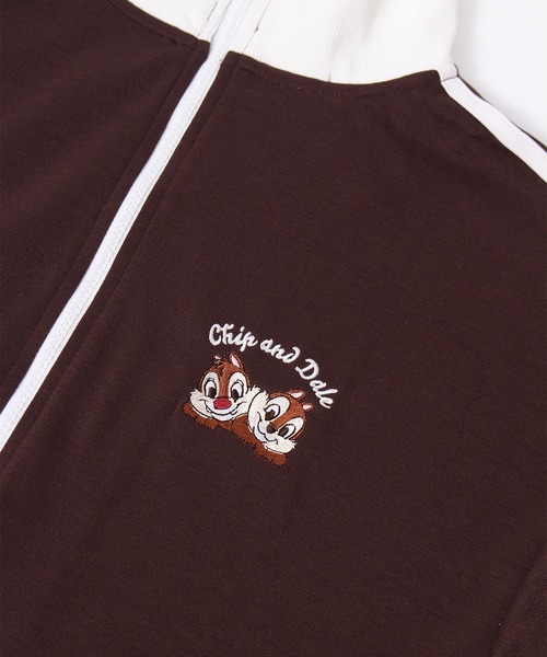 Disney(ディズニー)の「【DISNEY/ディズニー】ワンポイント刺繍トラックジャケット(ジャージ・レディース・ブラウン系/ブラック系/ホワイト系/ダークグリーン系・L/M)」の21枚目の写真