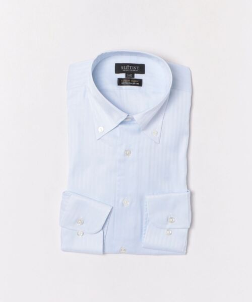 スーティスト 超長綿120双糸 ウオッシャブル ボタンダウン ビジネスドレス長袖シャツ（ビジネスシャツ）｜TAKA-Q（タカキュー）