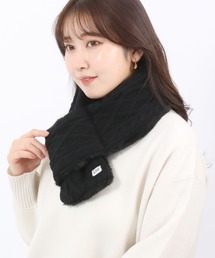 Lee（リー）の「Lee（リー）ケーブル編みニット×フェイクファーマフラー/ティペット（マフラー・キッズ）」
