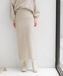 mysty woman | ソフトタッチナローニットスカート 152985(スカート)