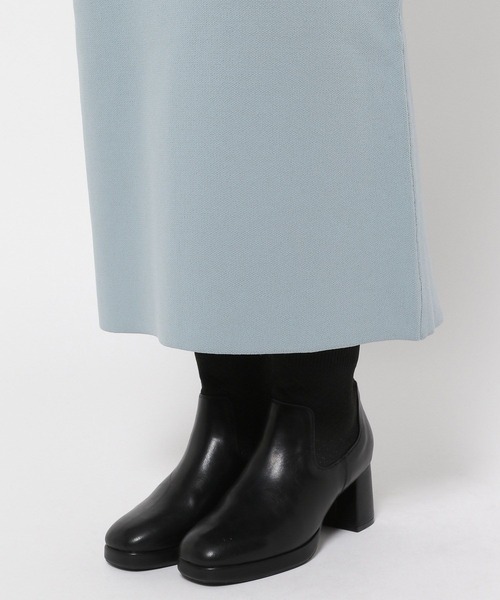 mysty woman（ミスティウーマン）の「ソフトタッチナローニットスカート 152985（スカート・レディース・ブラック/オフホワイト/ブルー・FREE）」の15枚目の写真