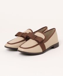 ABC SELECT エービーシーセレクト RIBBON LOAFER 2 フラットリボン 2 W5051 BEIGE
