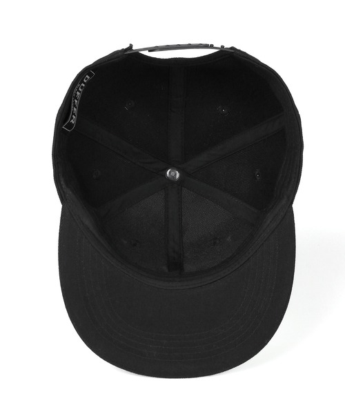 The DUFFER of ST.GEORGE(ザダファーオブセントジョージ)の「〔BLACK LABEL〕FLAT VISOR CAP :フラットバイザー キャップ(キャップ・メンズ・ブラック・F)」の8枚目の写真