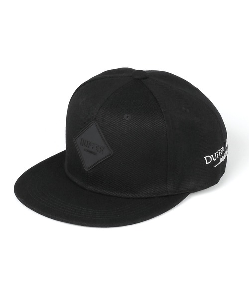 The DUFFER of ST.GEORGE(ザダファーオブセントジョージ)の「〔BLACK LABEL〕FLAT VISOR CAP :フラットバイザー キャップ(キャップ・メンズ・ブラック・F)」の5枚目の写真