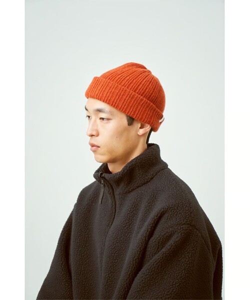halo commodity(ハロ コモディティー)の「【halo Commodity/ハロ コモディティー】Half Delight Watch ワッチ(ニットキャップ/ビーニー・メンズ・ブラック/グレー/オレンジ/ブルーグリーン・FREE)」の4枚目の写真