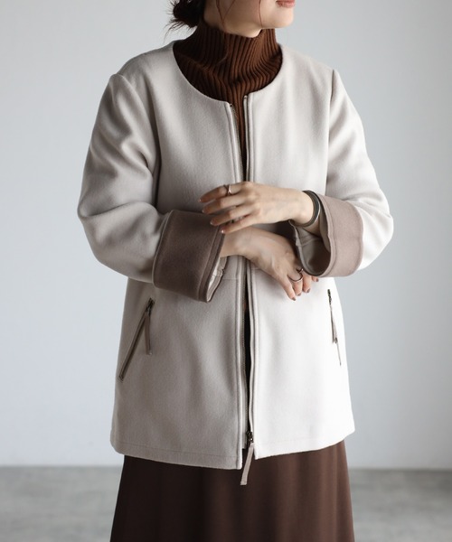 最終値下げFENNELフォーマルジャケットバイカラー 最終値下げFENNEL