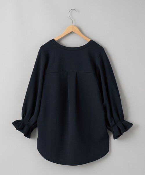 RONEL(ロネル)の「イージージョーゼットスキッパーカットソー(Tシャツ/カットソー・レディース・ブラック/オフホワイト/ライトグレー/ネイビー・S/M/L)」の14枚目の写真