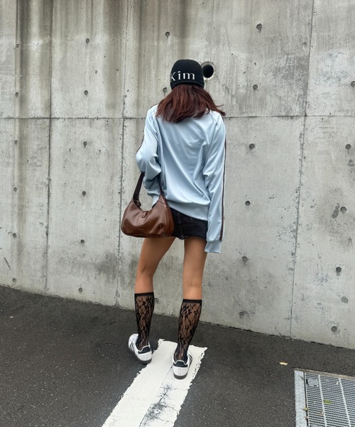 ROXY（ロキシー）の「【ZOZO限定アイテム】NOSTALGIC 90'S/ロキシーショート丈ダブルジップアップスタンドカラーラインスウェット（スウェット・レディース・ミント/オレンジ/ブラック・SMALL/X-LARGE）」の17枚目の写真