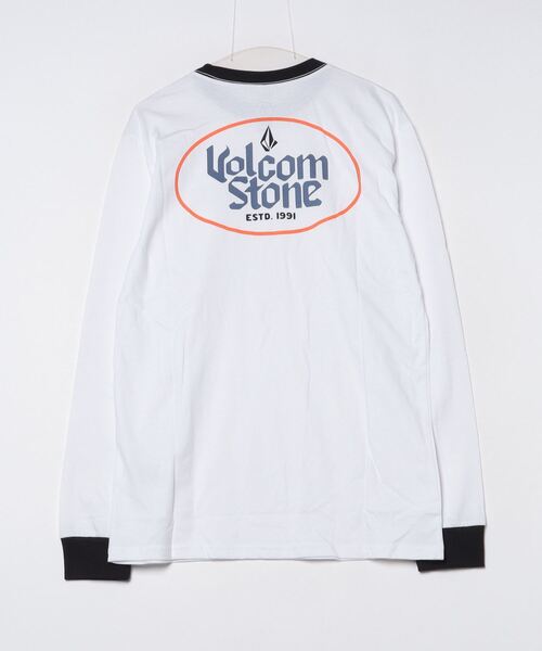 VOLCOM（ボルコム）の「VOLCOM/ボルコム 長袖Tシャツ/ロンT バックプリント COGNAC A3632404（Tシャツ/カットソー・メンズ・ホワイト/ブラック・L/XL/S/M）」の4枚目の写真
