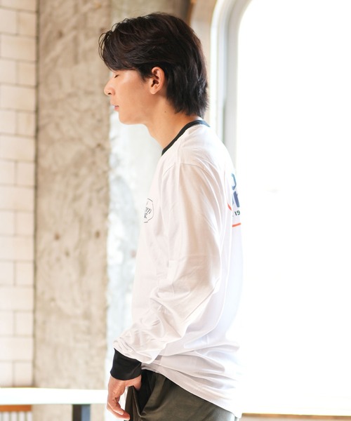 VOLCOM（ボルコム）の「VOLCOM/ボルコム 長袖Tシャツ/ロンT バックプリント COGNAC A3632404（Tシャツ/カットソー・メンズ・ホワイト/ブラック・L/XL/S/M）」の6枚目の写真