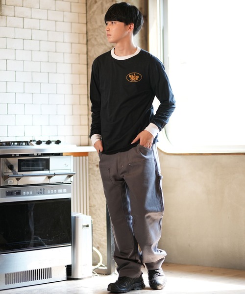 VOLCOM（ボルコム）の「VOLCOM/ボルコム 長袖Tシャツ/ロンT バックプリント COGNAC A3632404（Tシャツ/カットソー・メンズ・ホワイト/ブラック・L/XL/S/M）」の16枚目の写真