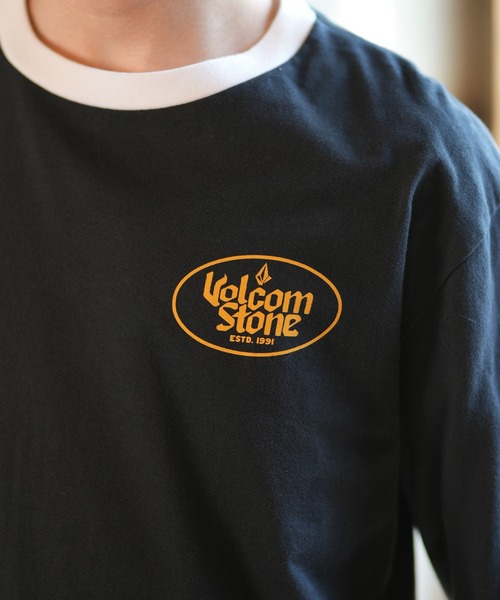 VOLCOM（ボルコム）の「VOLCOM/ボルコム 長袖Tシャツ/ロンT バックプリント COGNAC A3632404（Tシャツ/カットソー・メンズ・ホワイト/ブラック・L/XL/S/M）」の19枚目の写真