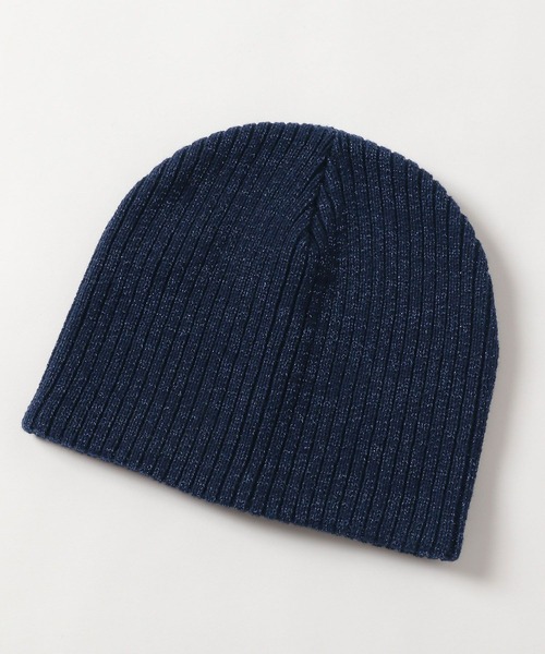 LOWRYS FARM（ローリーズファーム）の「ラメニットワッチ　138939（ニットキャップ/ビーニー・レディース・ネイビー/グレー・FREE）」の2枚目の写真