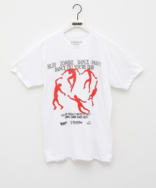 【HOLIDAY / ホリデー】ZOMBIE DANCE TEE（Tシャツ/カットソー）｜PULP/417EDIFICE（パルプフォーワンセブンエディフィス）