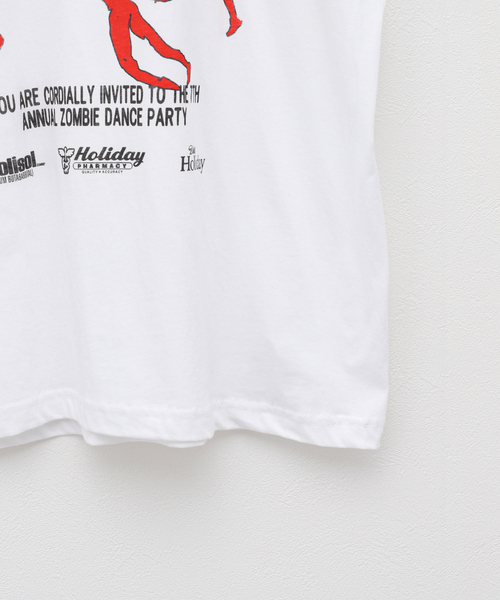 【HOLIDAY / ホリデー】ZOMBIE DANCE TEE（Tシャツ/カットソー）｜PULP/417EDIFICE（パルプフォーワンセブンエディフィス）