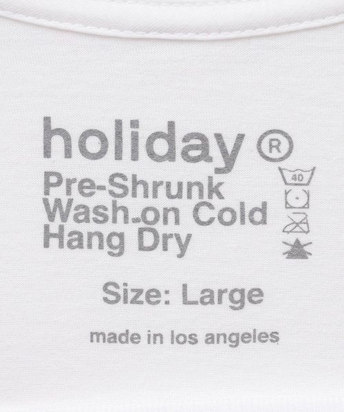 【HOLIDAY / ホリデー】ZOMBIE DANCE TEE（Tシャツ/カットソー）｜PULP/417EDIFICE（パルプフォーワンセブンエディフィス）