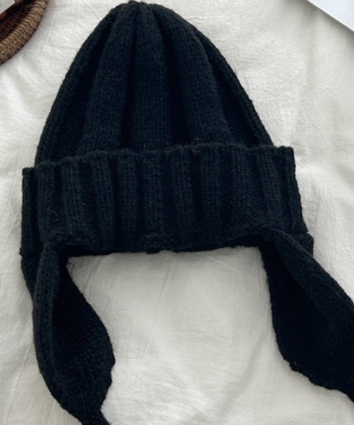 セール】レディース 韓国風ニットフライトキャップ（ニットキャップ