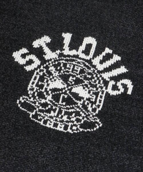 セール】カレッジロゴ モール クルーネック ニット（ニット/セーター