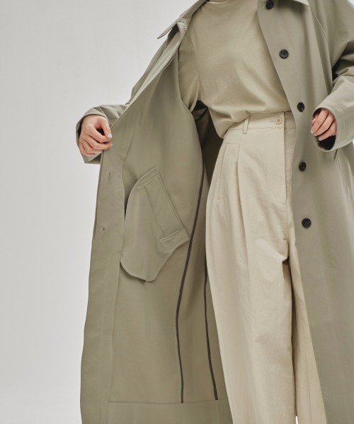 セール】Soutiencollar Spring Coat（ステンカラーコート）｜TODAYFUL