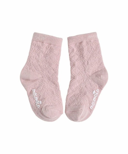 moimoln(モイモルン)の「ステラソックス(ソックス/靴下・キッズ・ミント/ピンク・14cm/12cm/10cm/16cm)」の1枚目の写真