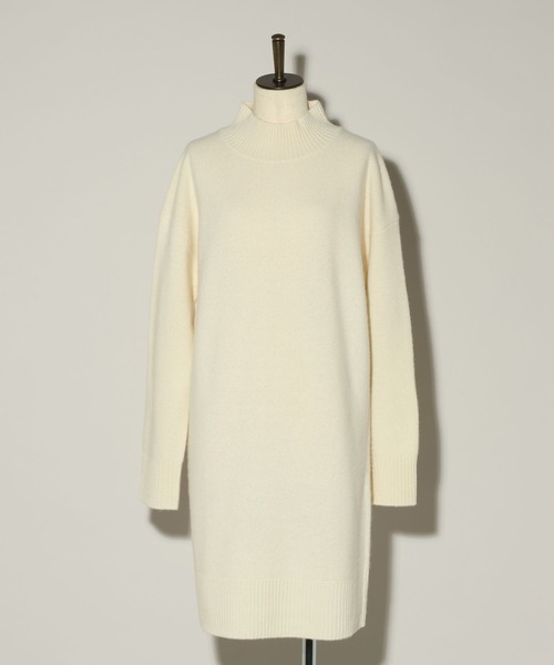 Andemiu（アンデミュウ）の「AQUAハイネックミニワンピース116871（チュニック・レディース・レッド/アイボリー/ブラック/レッド系その他6/オフホワイト/チャコールグレー・FREE）」の9枚目の写真