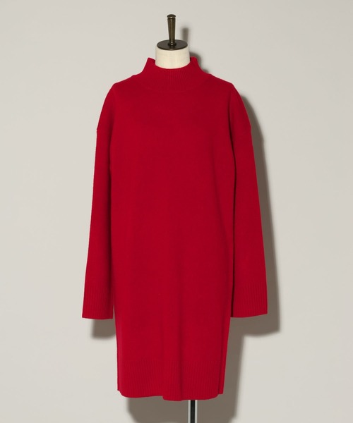 Andemiu（アンデミュウ）の「AQUAハイネックミニワンピース116871（チュニック・レディース・レッド/アイボリー/ブラック/レッド系その他6/オフホワイト/チャコールグレー・FREE）」の8枚目の写真