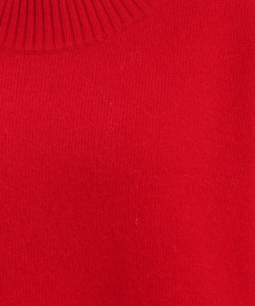 Andemiu（アンデミュウ）の「AQUAハイネックミニワンピース116871（チュニック・レディース・レッド/アイボリー/ブラック/レッド系その他6/オフホワイト/チャコールグレー・FREE）」の20枚目の写真