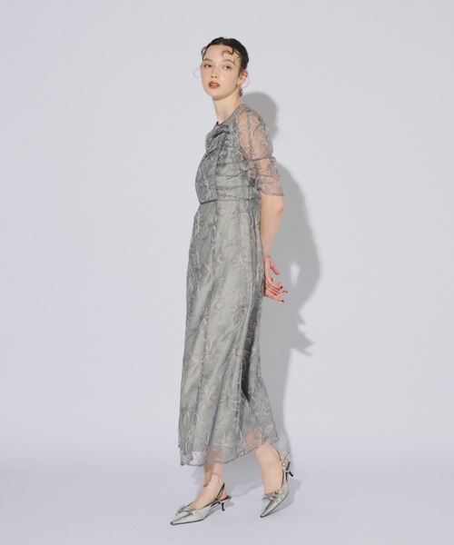 セール】yoke slit dress ヨークスリットドレス（ドレス