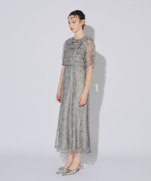 ANDRESD アンドレスド セール】yoke slit dress ヨークスリットドレス（ドレス
