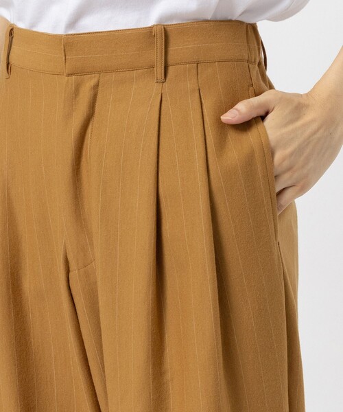 KANEMASA PHIL.（カネマサフィル）の「【KANEMASA PHIL./カネマサフィル】36G Wool Stripe Easy Trousers（その他パンツ・メンズ・キャメル・L）」の7枚目の写真