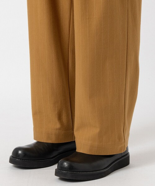 KANEMASA PHIL.（カネマサフィル）の「【KANEMASA PHIL./カネマサフィル】36G Wool Stripe Easy Trousers（その他パンツ・メンズ・キャメル・L）」の8枚目の写真